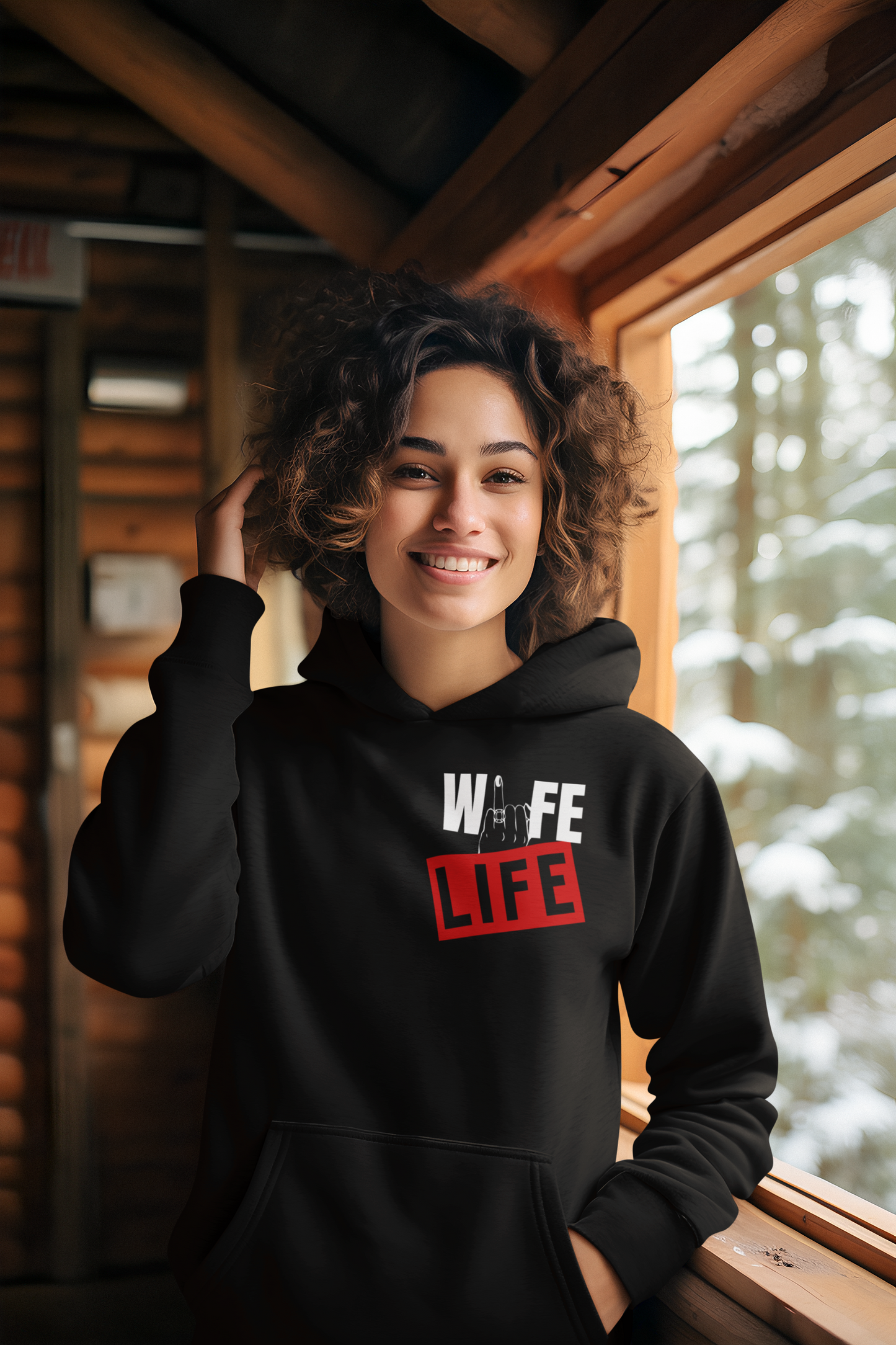 Wife Life BLACK Hoodie